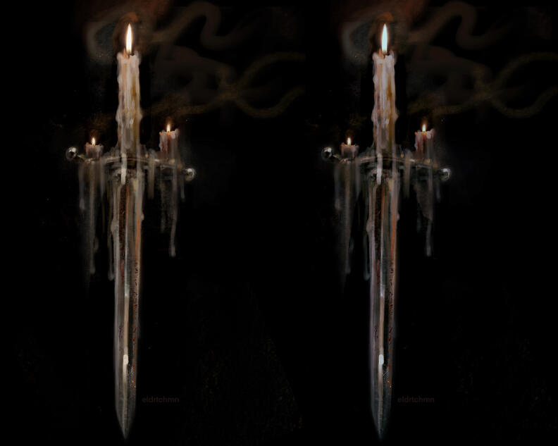 Swordtober Candle
